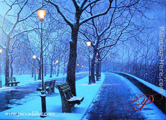 alexei butirskiy winter at riverside painting anysize 50 off winter painting