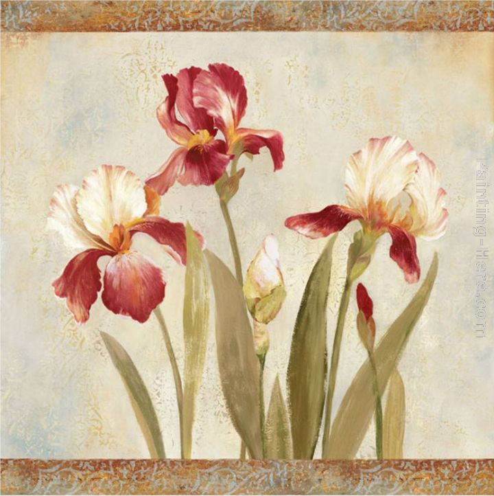 Asia Jensen Iris Tapestry Ii Painting Anysize 50 Off Iris Tapestry Ii Painting For Sale