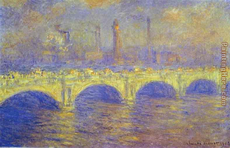 The Waterloo Bridge The Fog The Waterloo Bridge The Fog, Claude Monet