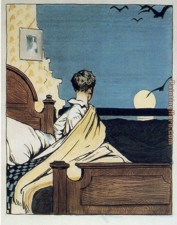 Boy and Moon