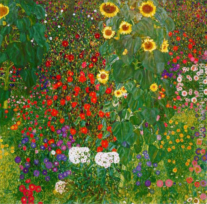 Gustav Klimt Garden With Sunflowers 1905 6 Painting Anysize 50 Off Garden With Sunflowers 1905 6 Painting Gustav Klimt