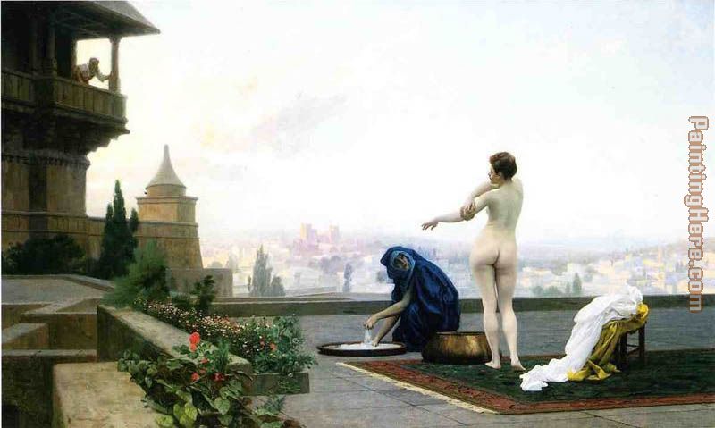 Bathsheba painting - Jean-Leon Gerome Bathsheba art painting