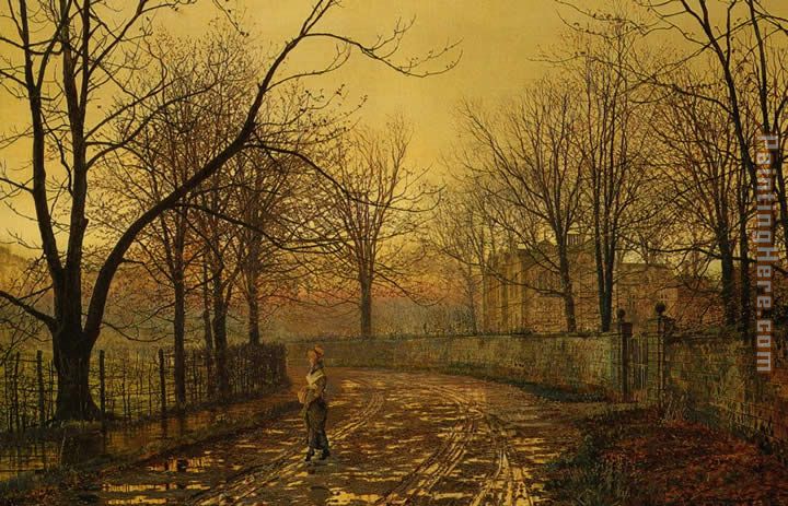 John Atkinson Grimshaw Sixty Years Ago Painting anysize 50% off John Atkinson Grimshaw Sixty Years Ago Painting anysize 50% off
