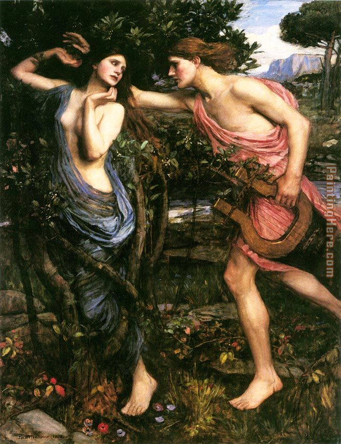 Waterhouse Apollo and Daphne Painting anysize 50% off Waterhouse Apollo and Daphne Painting anysize 50% off