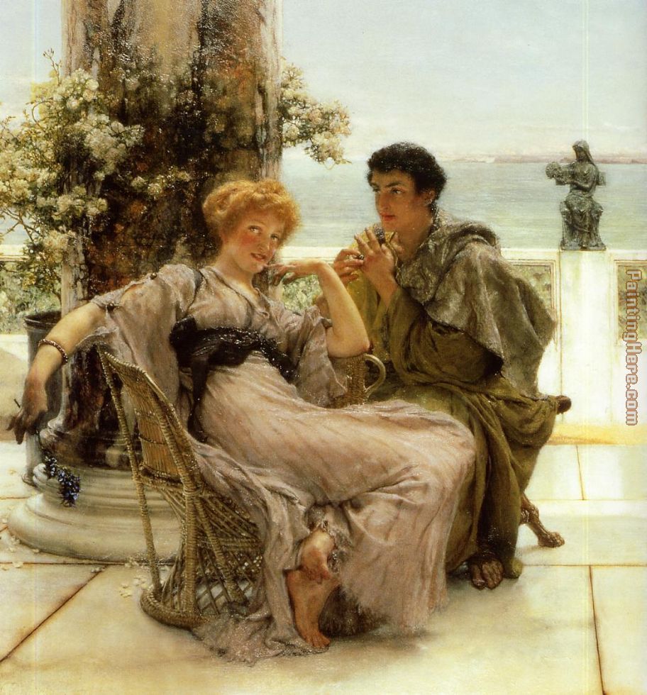 Sir Lawrence Alma-Tadema Courtship the Proposal Painting anysize ... Sir Lawrence Alma-Tadema Courtship the Proposal Painting anysize ...
