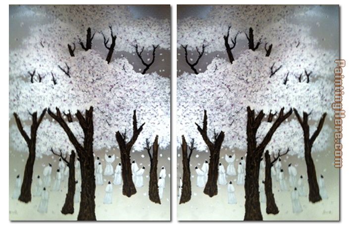 2X60X80CM painting - feng-shui 2X60X80CM art painting