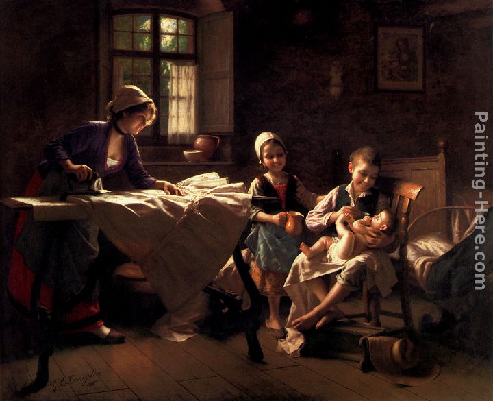 Giovanni Battista Torriglia A Happy Family painting