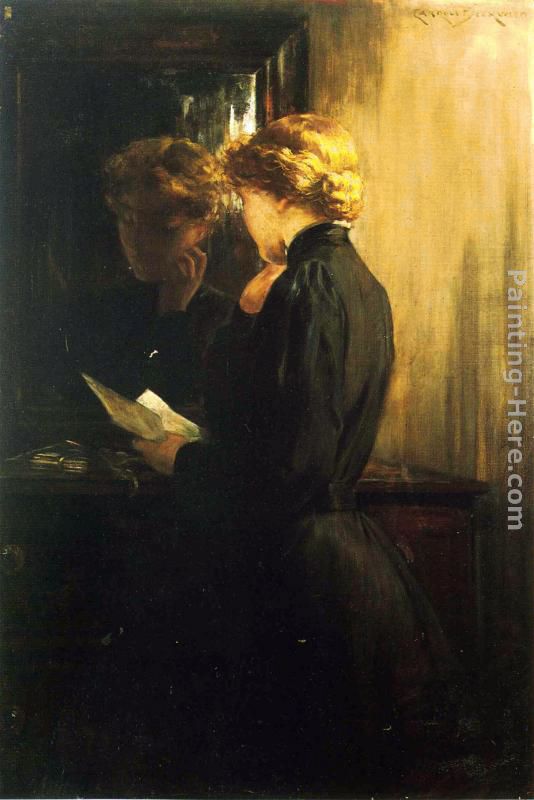 james carroll beckwith the letter painting anysize 50 off the the letter painting