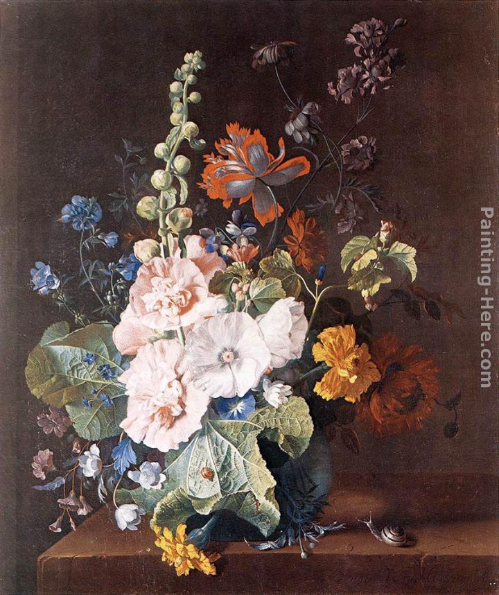 Flowers in a Vase Painting flowers in vase painting. Flowers in a Vase Painting