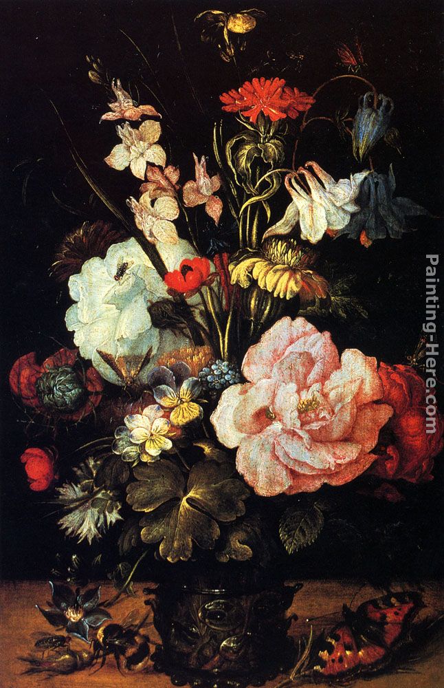 flowers in vase painting. Flowers In A Vase