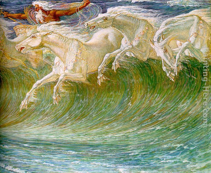 Pictures Of Neptune. The Horses of Neptune [detail
