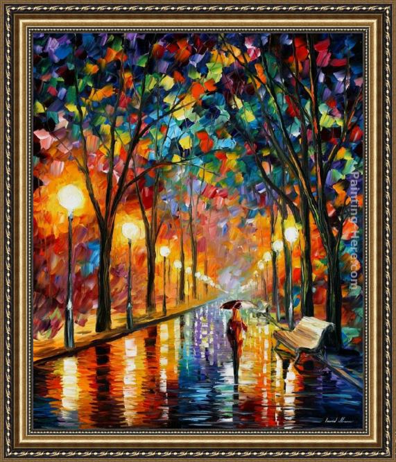 Leonid Afremov BEFORE THE CELEBRATION Framed Painting for sale