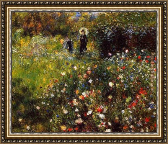 Pierre Auguste Renoir Summer Landscape Aka Woman With A Parasol In