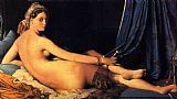 Jean Auguste Dominique Ingres - The Grande Odalisque painting