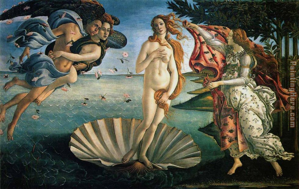 Sandro Botticelli Birth of Venus Painting anysize 50% off Sandro Botticelli Birth of Venus Painting anysize 50% off