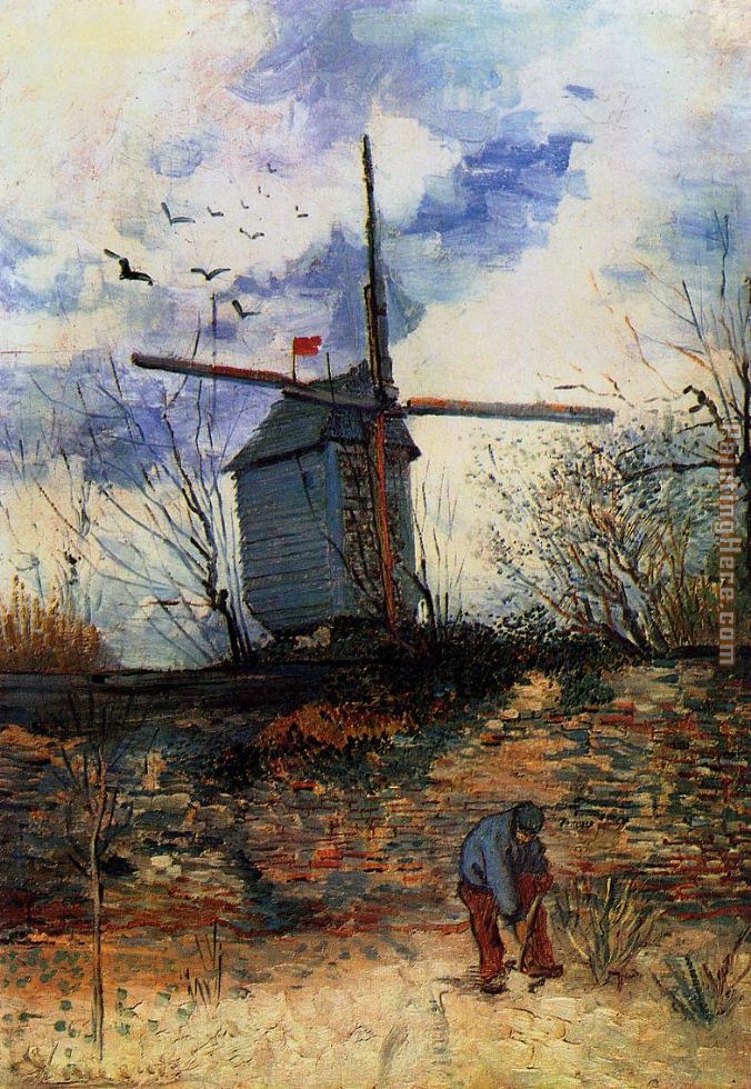 Vincent van Gogh Le Moulin de la Galette painting anysize 50 off Le