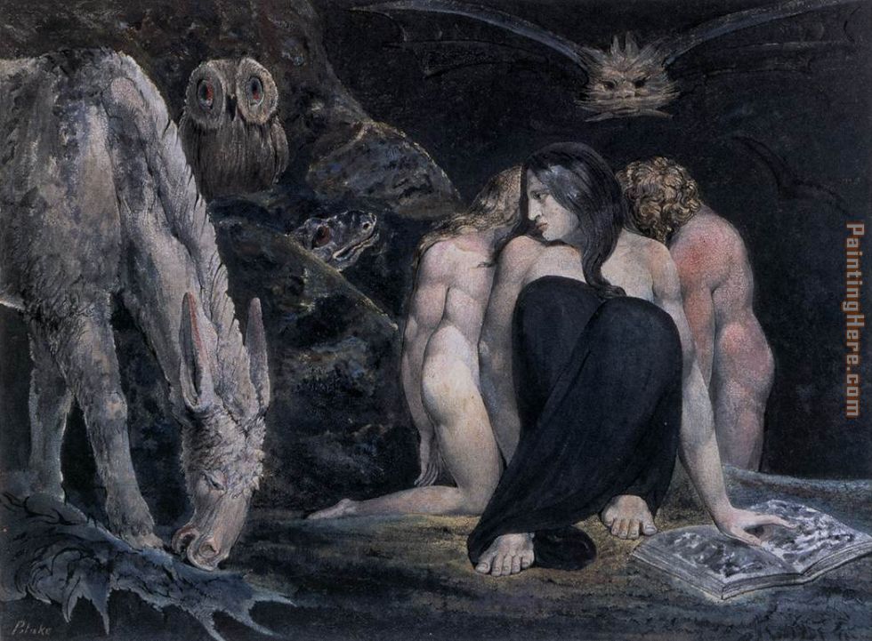 William Blake Hecate or the Three Fates Painting anysize 50% off William Blake Hecate or the Three Fates Painting anysize 50% off