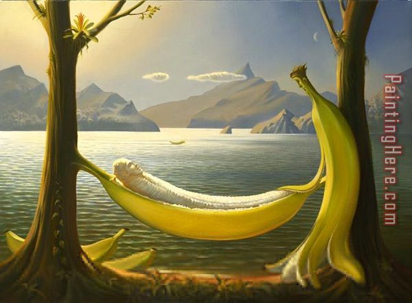 Golden Anniversary painting - Vladimir Kush Golden Anniversary art painting