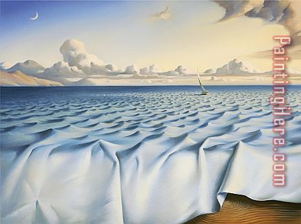 Ripples on The Ocean painting - Vladimir Kush Ripples on The Ocean art painting