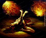 Apache Fire Signal Paintings - Fire by 2011