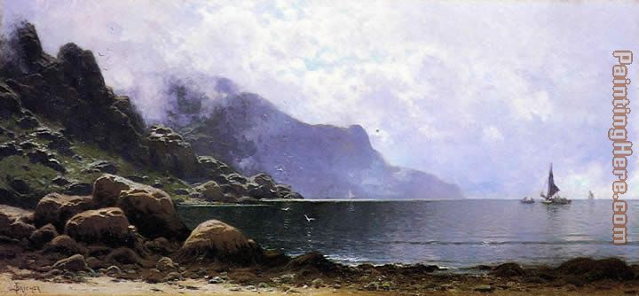 Alfred Thompson Bricher Mist Clearing Grand Manan painting anysize 50% ...