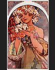 Flower by Alphonse Maria Mucha