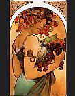 Fruit by Alphonse Maria Mucha