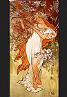 Spring by Alphonse Maria Mucha