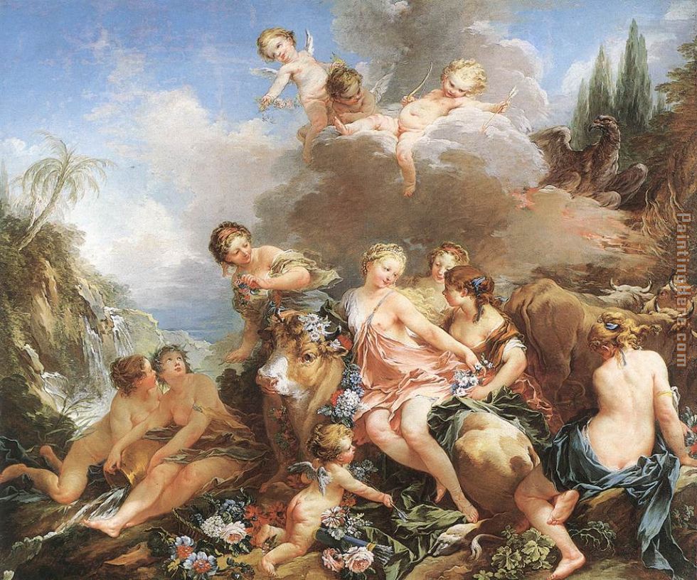 Francois Boucher The Rape of Europa painting anysize 50% off ...