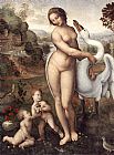 Leonardo da Vinci - Leda painting