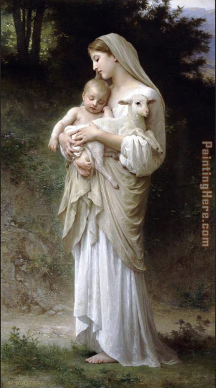 Innocence painting - William Bouguereau Innocence art painting