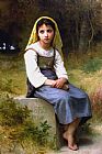 Meditation by William Bouguereau