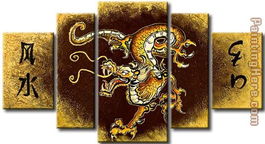 6166 painting - feng-shui 6166 art painting