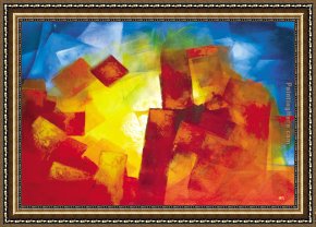 2010 Framed Paintings - 91217b by 2010