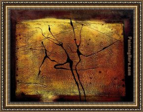 A Bay Hunter with Two Spaniels Framed Paintings - Ancient hunters ii by 2010