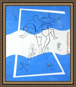 Small Worlds II Framed Paintings - Argentina World cup 2010 by 2010