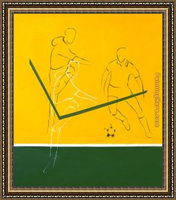 Small Worlds II Framed Paintings - Australia World cup 2010 by 2010