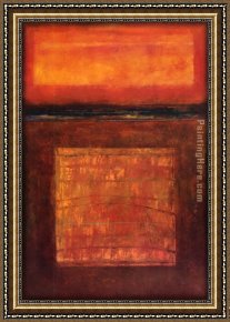 Jazz on The Square Framed Paintings - Fiona Hoop Gold Square by 2010