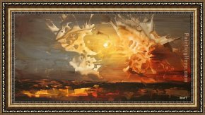 Caterina Cornaro, Queen of Cyprus Framed Paintings - QUEEN OF THE SKY by 2010