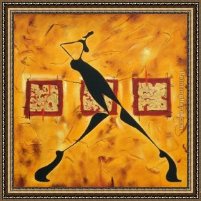 2010 Framed Paintings - Segni di luce by 2010