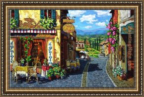 Summer Framed Paintings - Summer in Tuscany by 2010