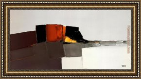 Antibes And The Maritime Alps Framed Paintings - Veronique Vadon Fort d'Antibes by 2010