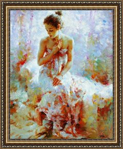 2011 Framed Paintings - Ballerina by Stephen Pan by 2011