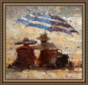 2011 Framed Paintings - Beach by 2011