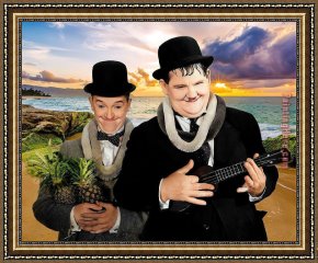 Guitar with Clarinet Framed Paintings - Cool Guitar by 2011