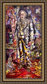 Gray Framed Paintings - Dorian Gray by 2011