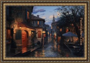 Fish Magic Framed Paintings - Magic Evening by Magic Evening by 2011
