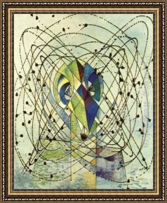 Flight Framed Paintings - Max Ernst Young Man Intrigued by the flight of a non-euclidean fly by 2011