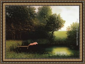 Michael Sowa Pig Framed Paintings - Michael Sowa Kohler's Pig by 2011