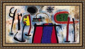 Miro Framed Paintings - miro by 2011